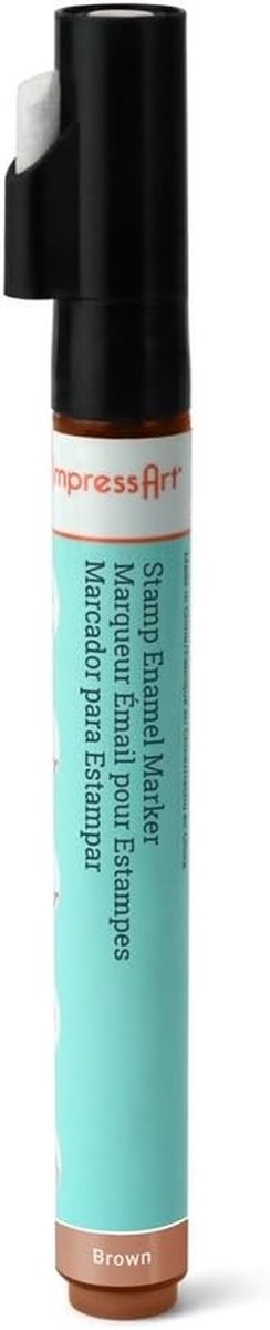 Emaille Marker Pen - Kleur Pen - Sieraden Maken - Waterbestendige Inkt - Beitelpunt - Bruin Antiek