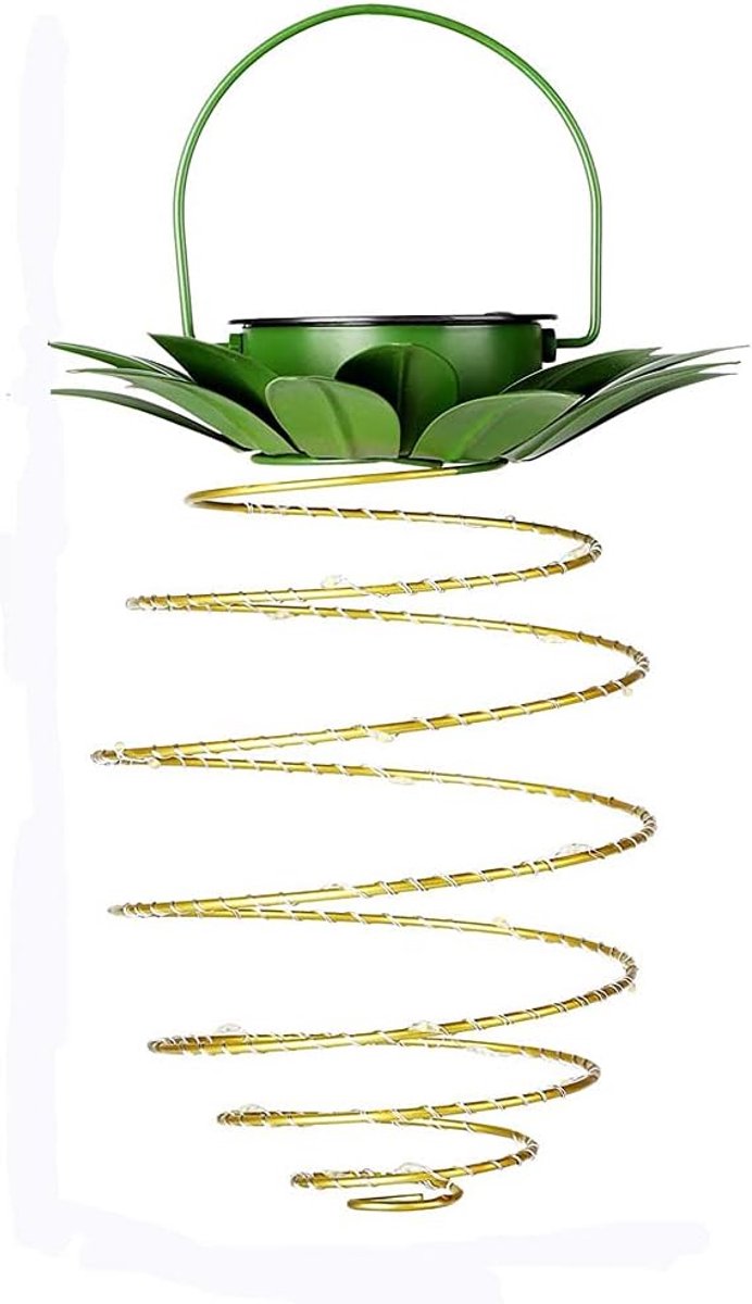 Zonne Lantaarn - Hanglamp Buiten - Tuin Decoratie - Automatisch Aan/Uit - Warm Licht