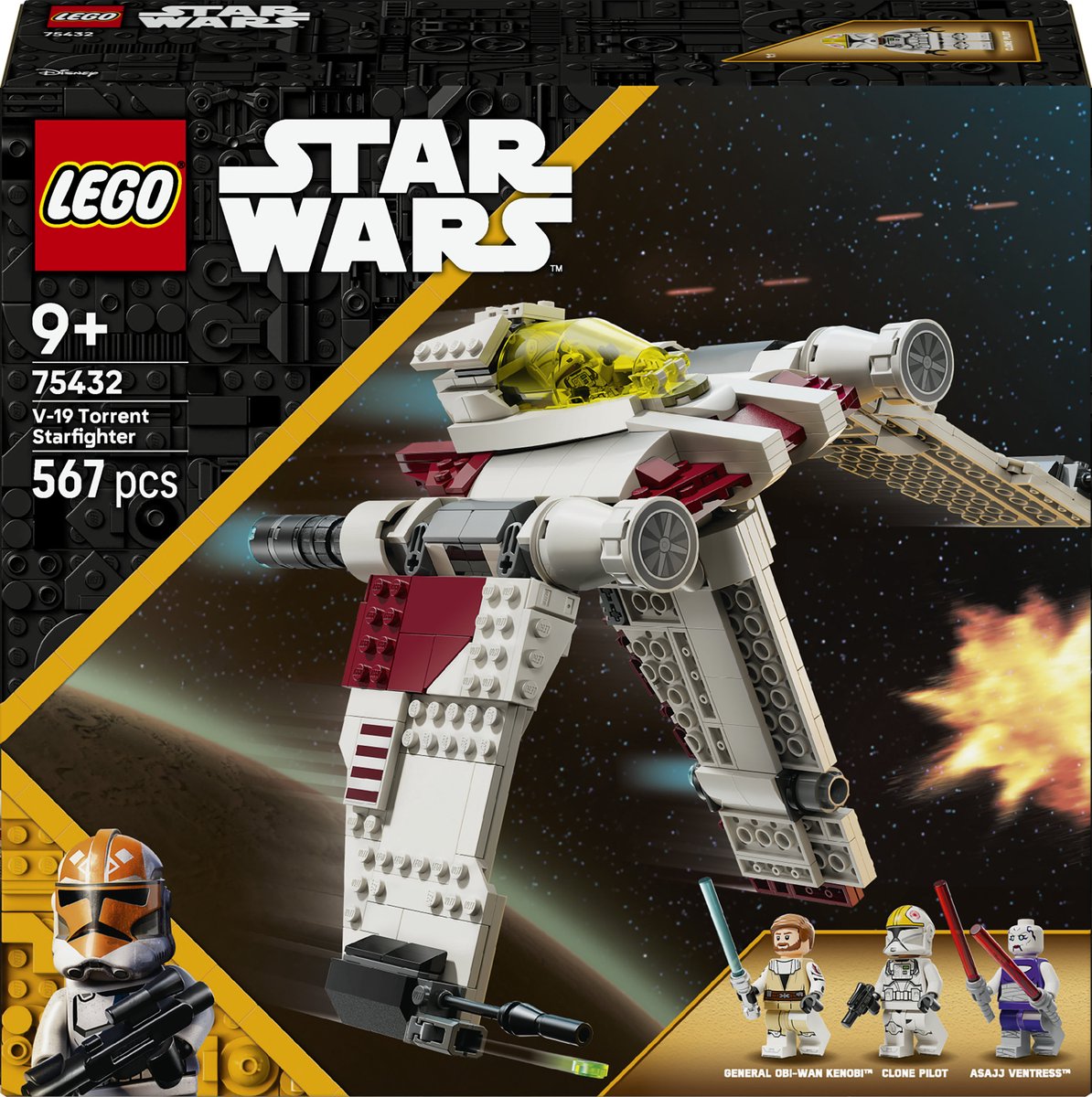LEGO® Star Wars: The Clone Wars™ V-19 Torrent Starfighter - 75432