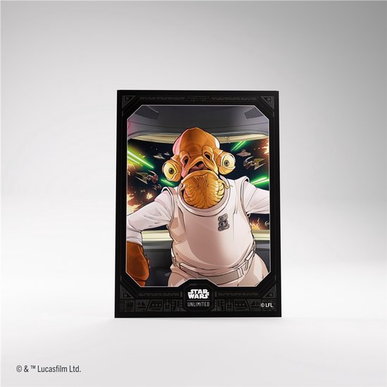 Star Wars Unlimited Art Sleeves Admiral Ackbar - Card Sleeves voor Star Wars: Unlimited - Gamegenic