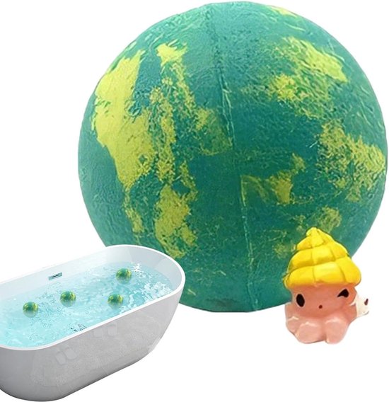Bubbelbadballen met Speelgoed - Badbruisballen Ontspanning - Interactieve Badervaring - Verborgen Verrassing - 100 g - Munt — afbeelding 5