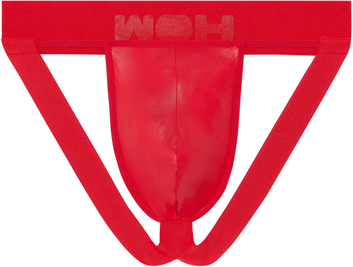 WOH heren microfiber jockstrap night universe rood