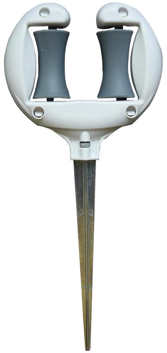 Slanggeleider - Slanghouder - Tuinieren - Flexibele roterende katrollen - 33 x 23 x 8 cm - Wit