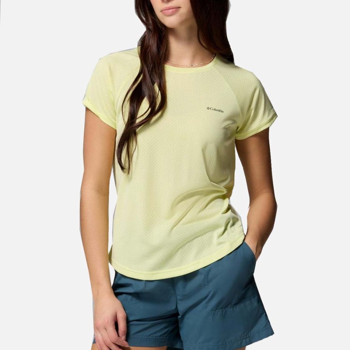 COLUMBIA BOGATA BAY SS TEE Geel XS EU