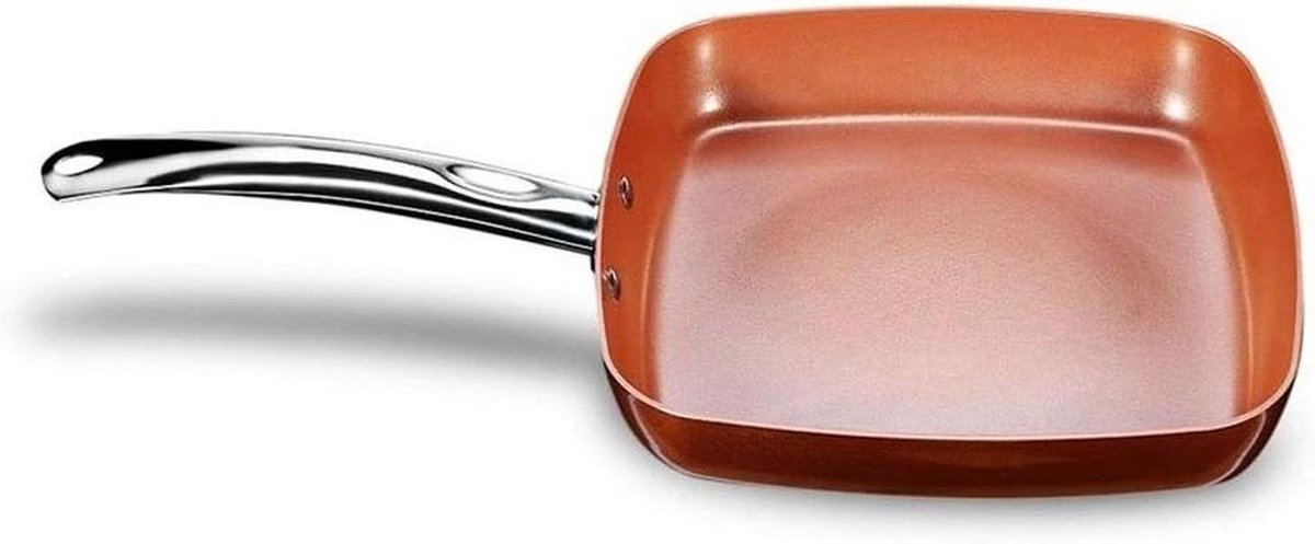 Koekenpan - Koekenpan Keramisch - Koken - Antiaanbaklaag - 24 cm - Koper