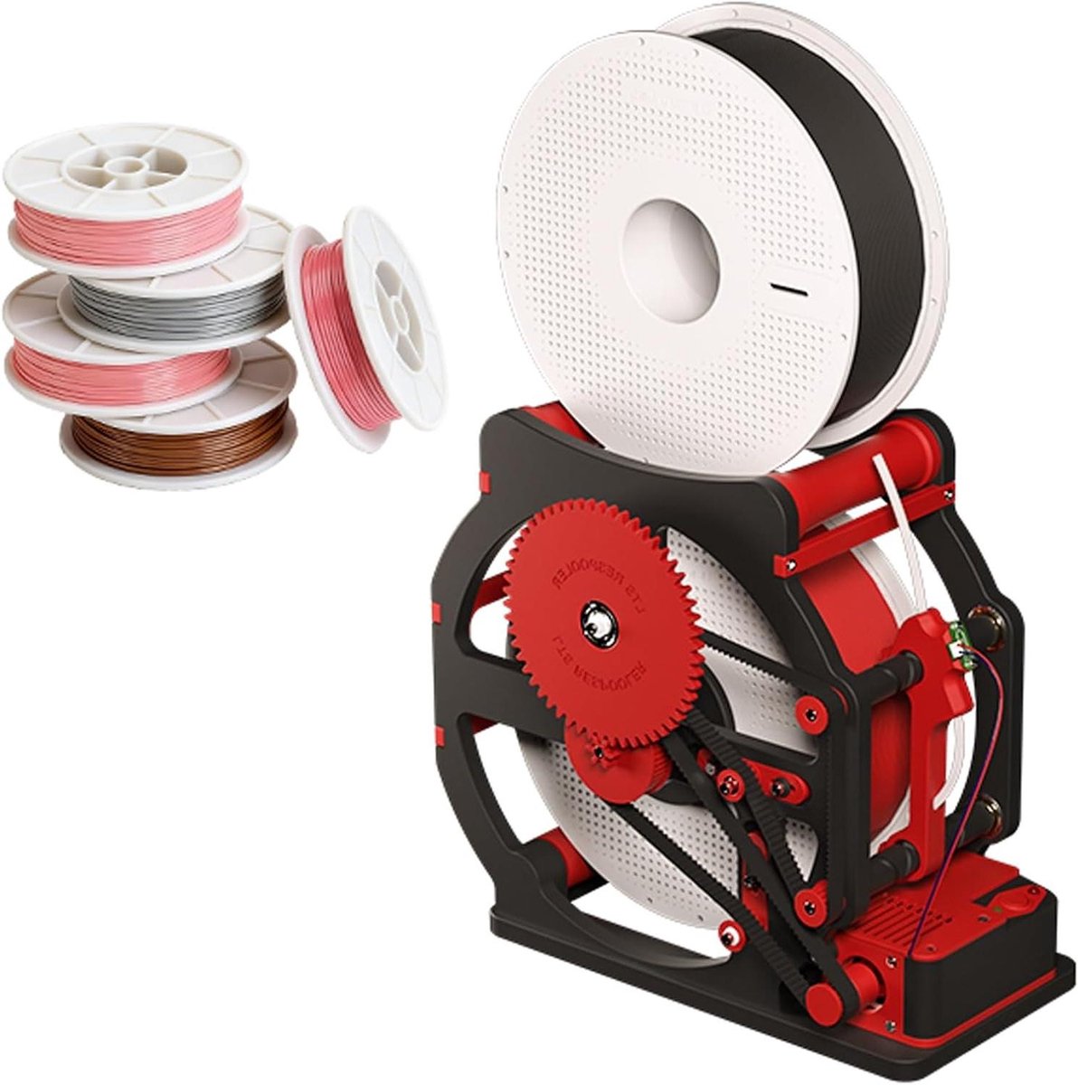 Elektrische Filamentwinder - Spoel machine - 3D Printen - Intelligente Detectie - 275 cm - Zwart