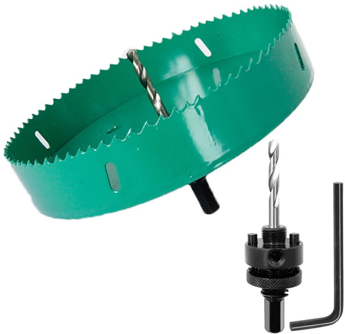 Dailygoods- Holesaw 180 mm - Boormachine - Bi-metaal - Snijgereedschap - Veiligheidsvergrendeling - Hoogwaardige HSS staal - Boor