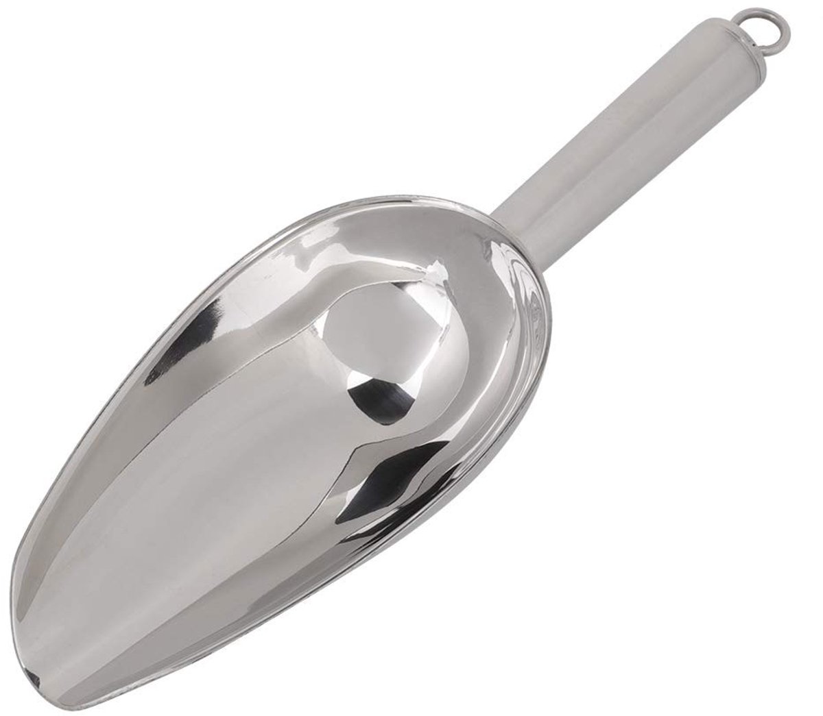 Dailygoods- Schep 8oz - Roestvrij Staal - Ergonomisch Handvat - Multifunctioneel - Vriezer/Snoep/Meel - Makkelijk te Reinigen - Keukenlepel