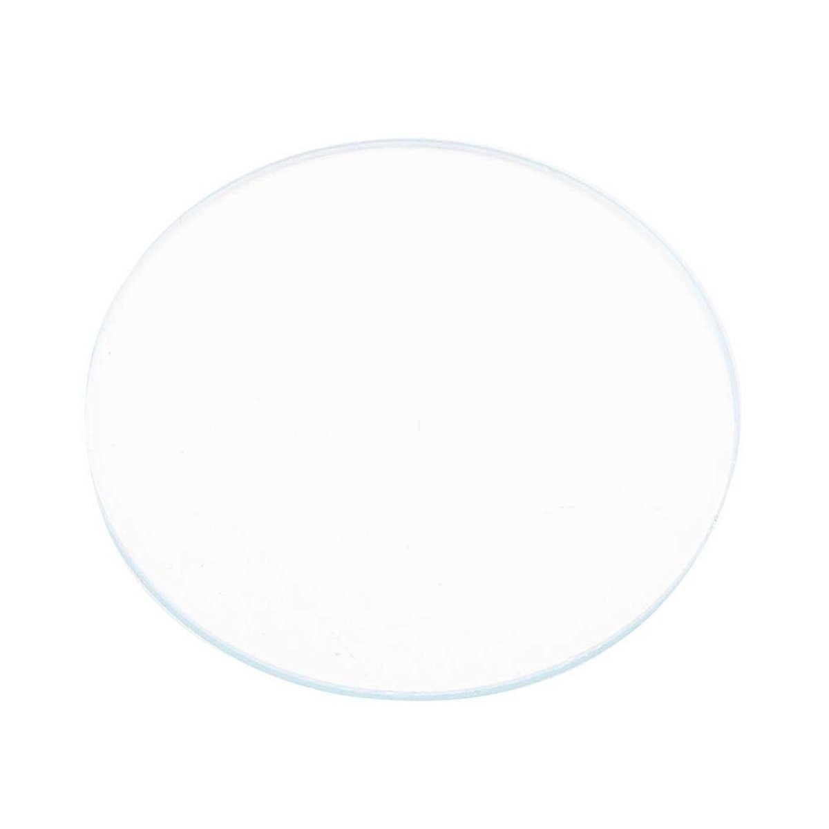 Dailygoods- Horlogeglas Krasvast - Vervangglas - Plat - 5 Stuks - 37/38/39 mm - Glashelder - Horlogelens