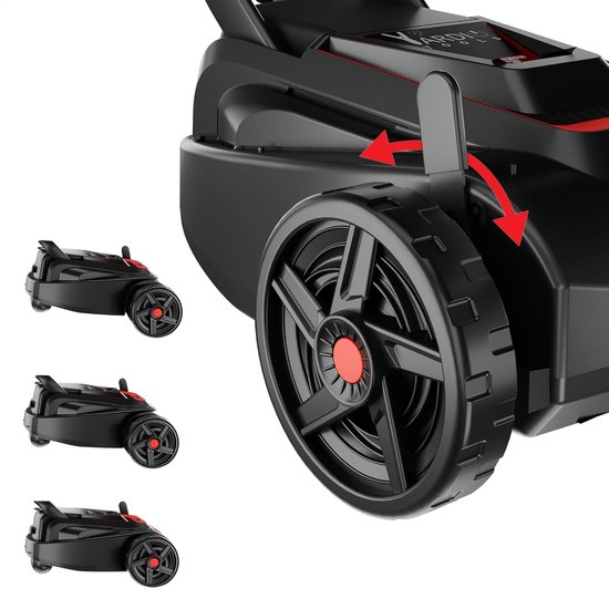 Tools - Electric lawn mower - Lawnmower Battery - Hand mower - 220 mm cutting width - 21v incl. 4.0a Battery and Quick charger - up to 50 m² - EasyMow 220 - EasyMow220-4.0aBAT (no-Battery) — afbeelding 3