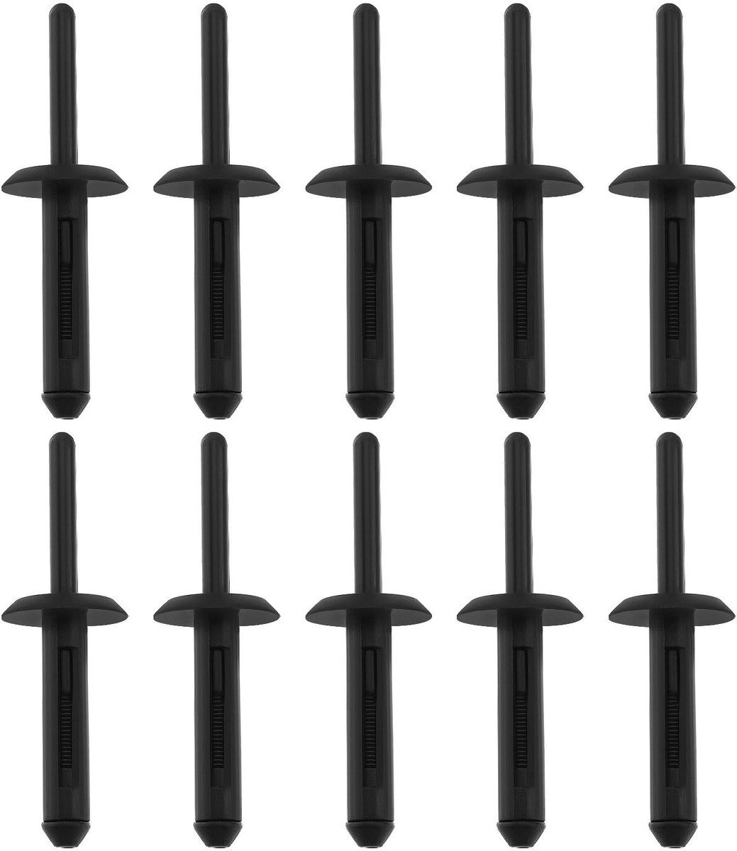 Dailygoods- Wielkastklemmen 20 Stuks - Blinde Klinknagel Bevestigingsmiddelen - Kunststof - Bumper/Spatbord Bevestiging - Duurzaam - Geschikt voor Chrysler/Dodge