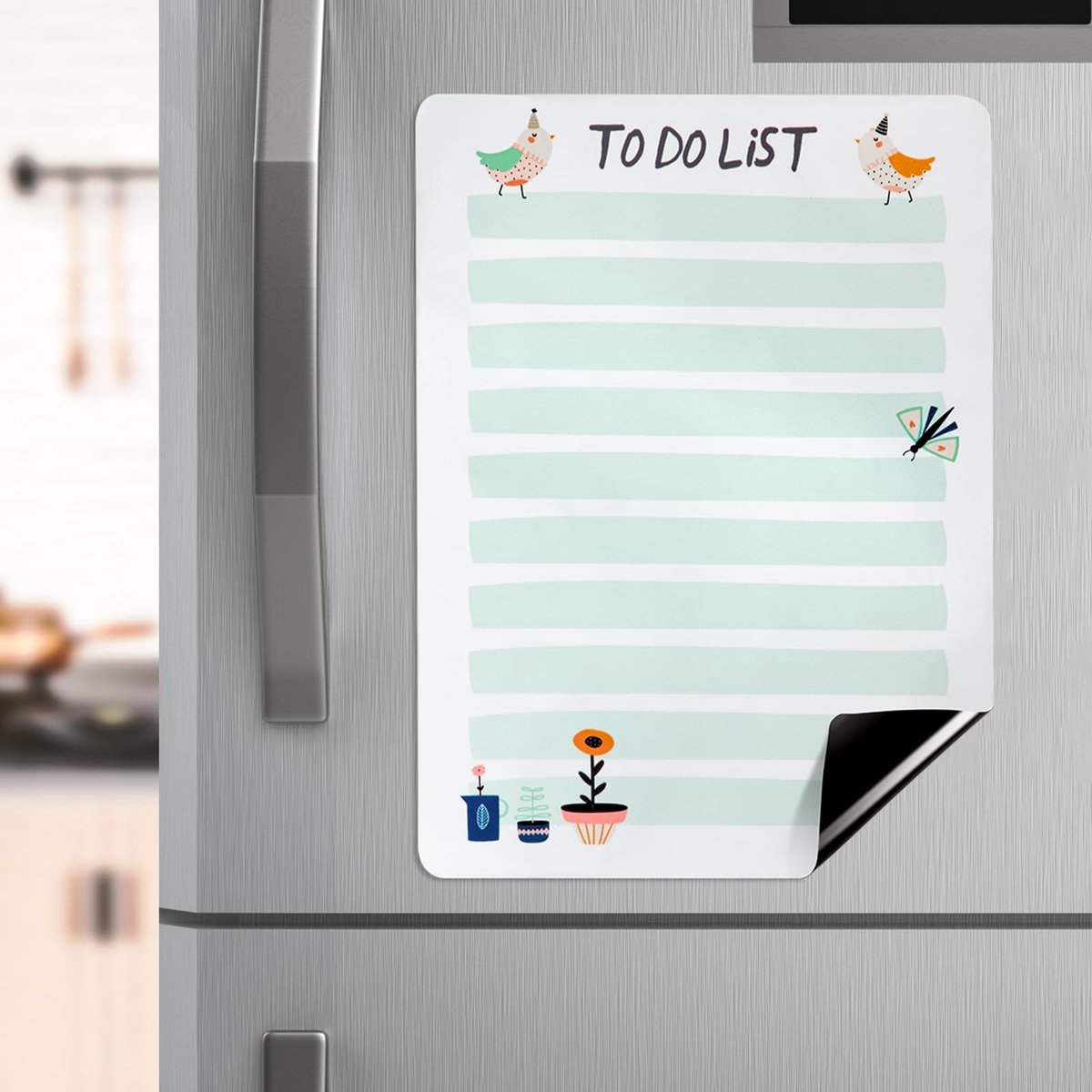 Dailygoods- To Do Lijst A4 Magnetisch - Dagelijkse Planner - Whiteboard - Afwasbaar - Organiseren - Flexibel Schrijfbord - Planningsbord