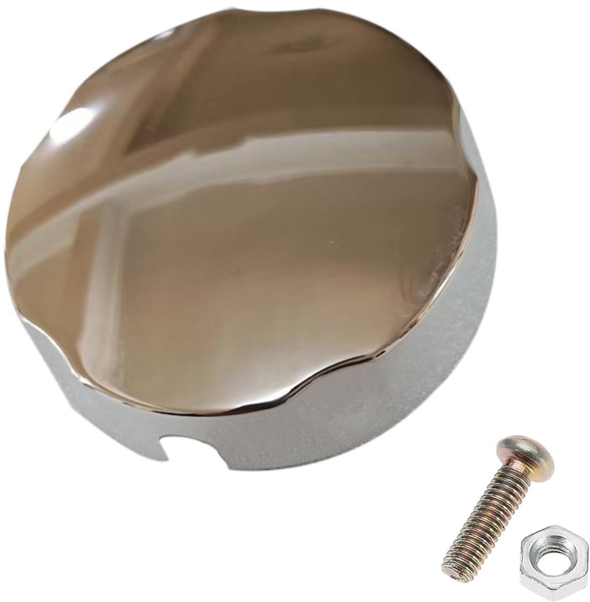 Dailygoods- Draaibare Knoppen - Draaigreep - Afvoeraccessoires - Overloopafdekking - Kunststof - Corrosiebestendig - Badknop