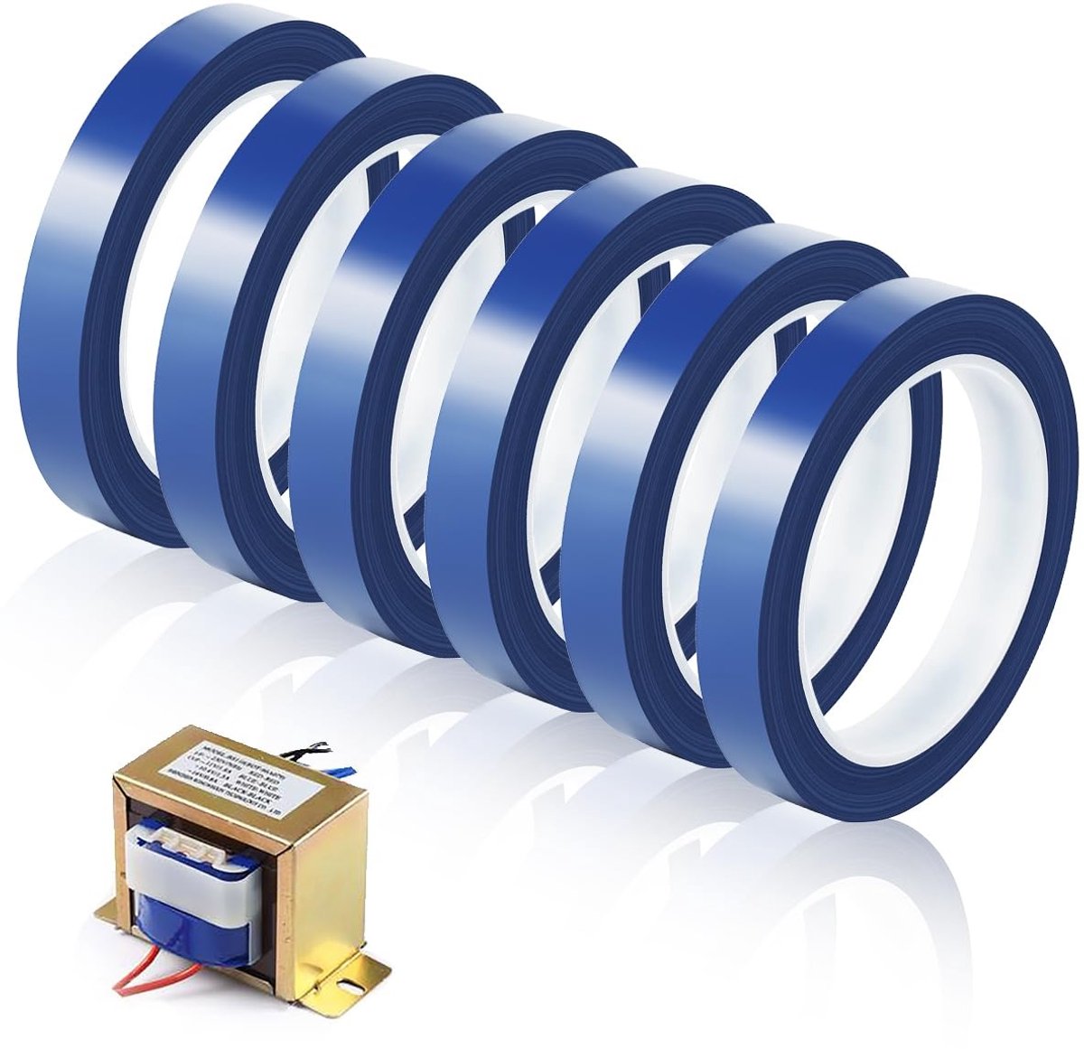 Dailygoods- Warmteoverdracht Tape 10mm x 33m - Hoge Temperatuur Tape - PET Tape - Hittebestendig - Duurzaam - Flexibel Adhesief - Hechtape