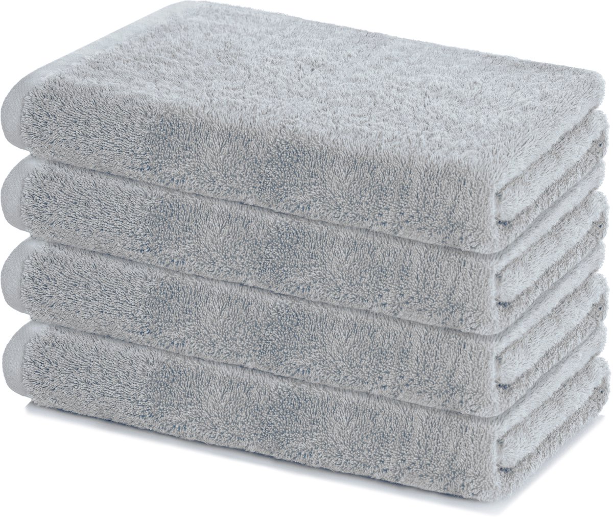 Lavea® Set van 4 Handdoeken 40x70 cm – Set Douchehanddoeken Zacht en Absorberend – 100% Ka
