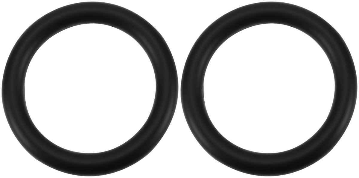 Dailygoods- Olievuldop Afdichtring - 2 Stuks - Buitendiameter 38 mm - Binnendiameter 28 mm - Dikte 5 mm - Voorkomt Olielekkage