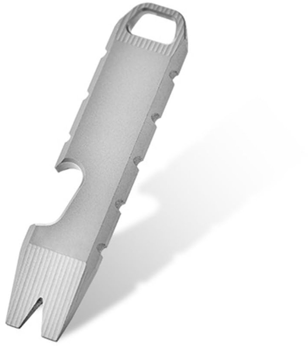 Dailygoods- Pry Bar TC4 Titanium - Lichtgewicht - Draagbare Haak - Flesopener Functie - Antislip Grip - Compact Ontwerp - Multitool