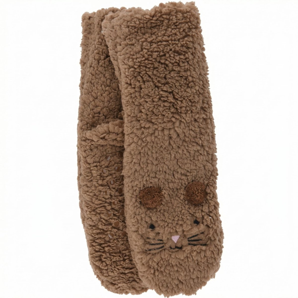 Dailygoods- Kindersokken met Antislip - Warme Huissokken - Diermotief - Zacht Polyester - Eenheidsmaat - Comfortabel en Pluizig