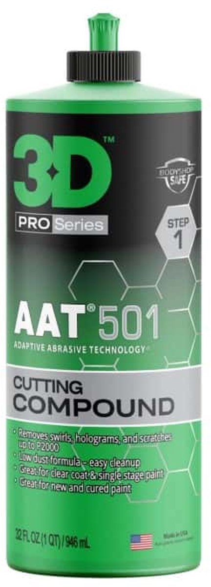 3D AAT 501 Cutting Polish 946ml Polijstpasta
