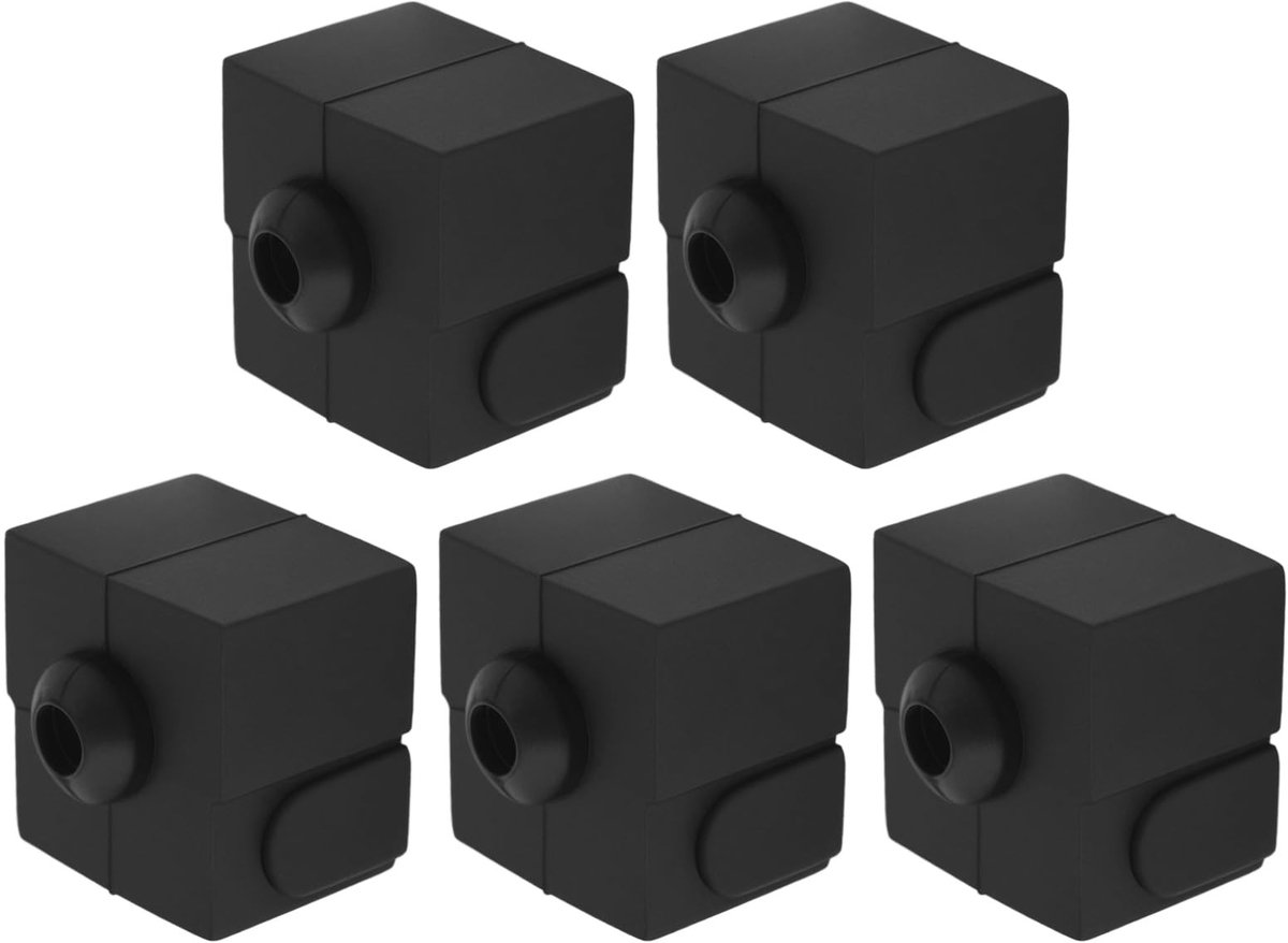 Dailygoods- Verwarmingsblok 5 Stuks - Siliconen Afdekking - Hittebestendig - Anti-aanbakeigenschappen - Compatibel met Ender 3/5/7 - Duurzaam tot 280 °C - Hotend
