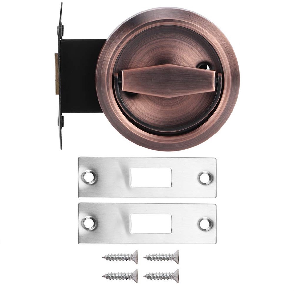 Dailygoods- Deurslot Roestvrij Staal - Duurzaam Deurbeslag - Anti-Roest Coating - Hoge Corrosiebestendigheid - Comfortabele Grip - Mooie Ronding - Slot
