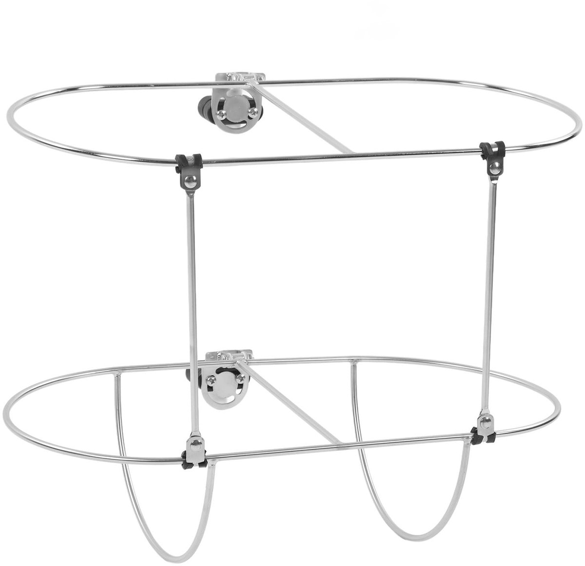 Dailygoods- Spatbordhouder Dubbel RVS 304 - Boot Spatbord Rack - Organizer voor Marine Yacht Fenders - Geschikt voor 9 inch - Inclusief Clips en Schroeven - Fender Holder