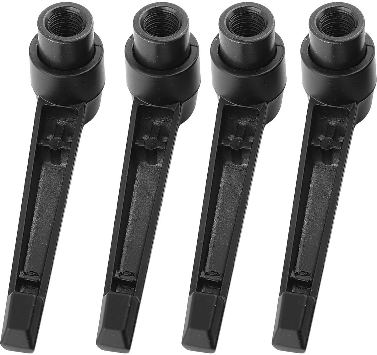 Dailygoods- Koppelmoersleutel - 4 Stuks - Roestvrij Staal - Verstelbare Handgreep - Interne Draad M4-M12 - Schokbestendig - Precisie Locking - Momentwrench