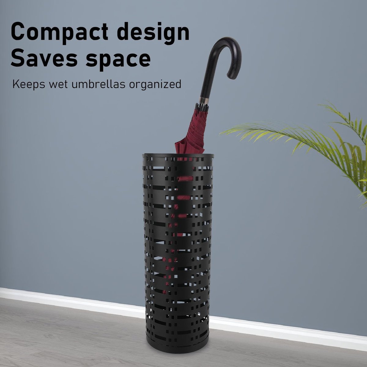 Dailygoods- Parapluhouder Waterdicht - Metalen Parapluhouder - Ruimtebesparend Ontwerp - Stijlvolle Parapluhouder - Schokbestendig - Geschikt voor Grote en Kleine Paraplu's - Paraplubak — cadeau in Wonen & Interieur - foto 3