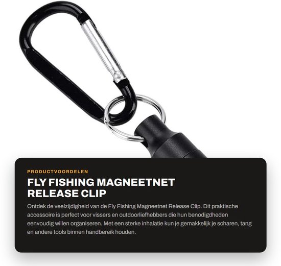 Dailygoods- Magneetnet Sterke Inhalatie - Hangende Houder - Karabijnhaak - Sleutelhanger - Praktisch Gebruik - Hoogwaardig Materiaal - Visclip van Dailygoods — afbeelding 5