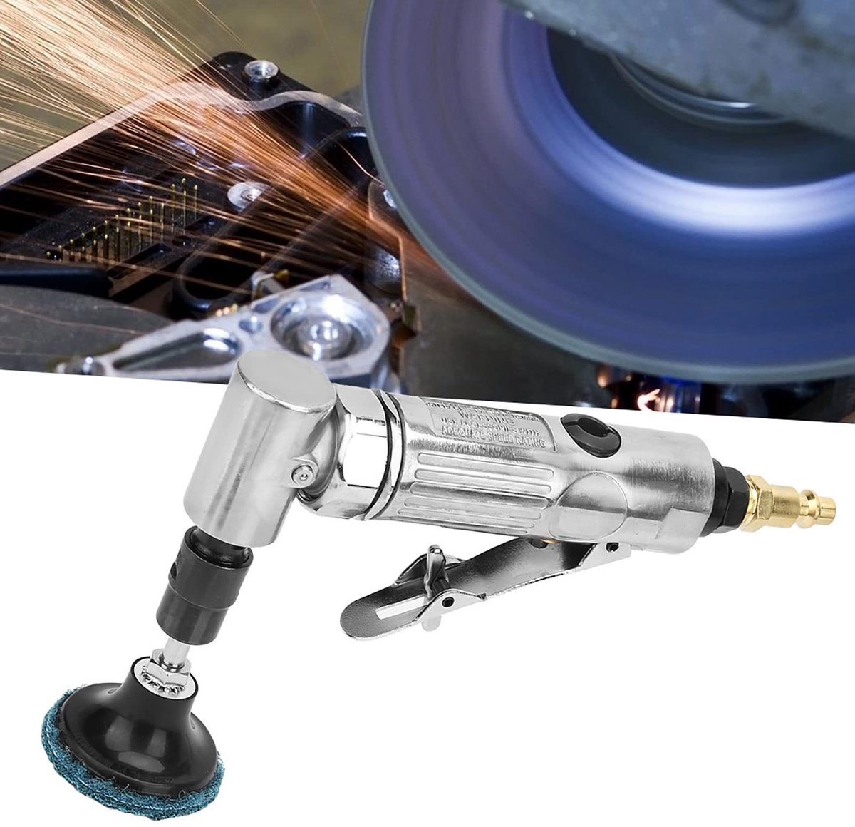 Dailygoods- Buigmachine Pneumatisch - Slijpsteen - Slijpmachine voor Gereedschap - Slijpmachines - Hoge Rotatiesnelheid 2000 tpm - Slijtvast en Betrouwbaar