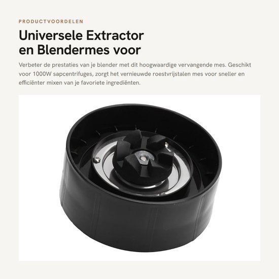 Dailygoods - Universele Extractor en Blendermes voor 1000W Juicer van Dailygoods — afbeelding 4