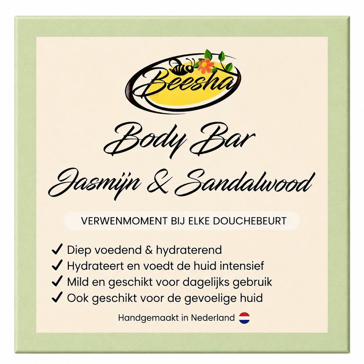 Beesha - Body Bar Jasmin & Sandalwood