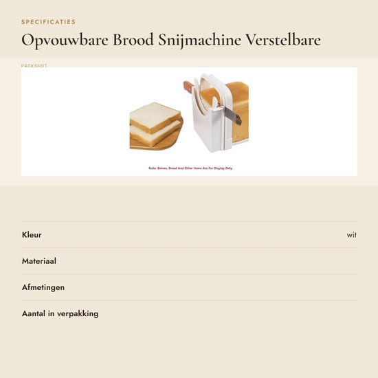 broodsnijmachine - vleessnijmachine / Snijder Professionele — afbeelding 3