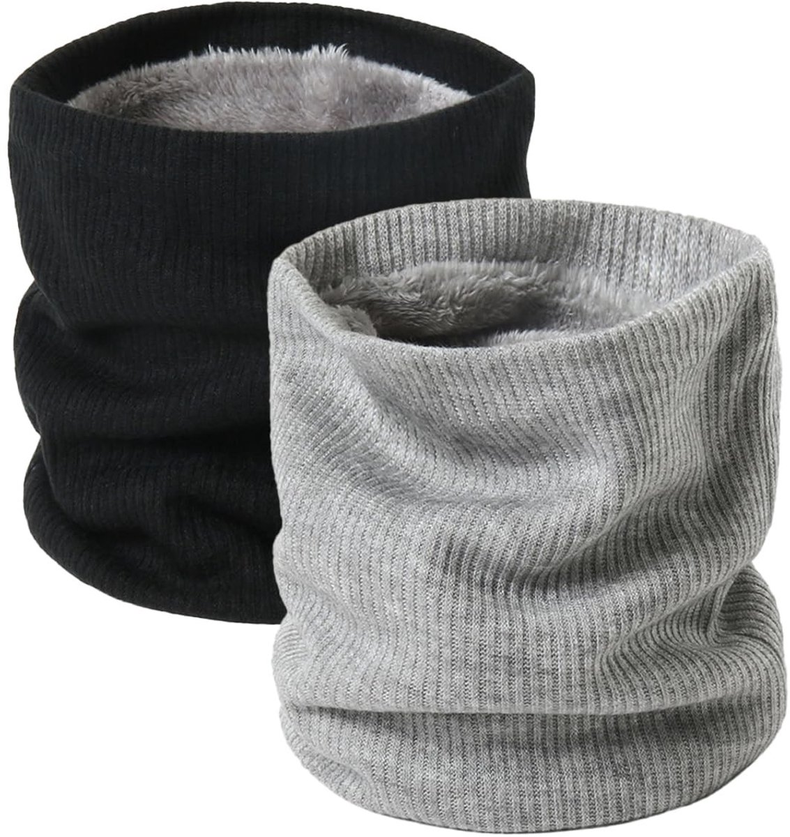 Dailygoods- Cirkelsjaal Winter - Dikke Mesh Nekwarmer - Gevoerd met Fleece - Uniseks - Modieuze Infinity-sjaal - Lengte 20 cm