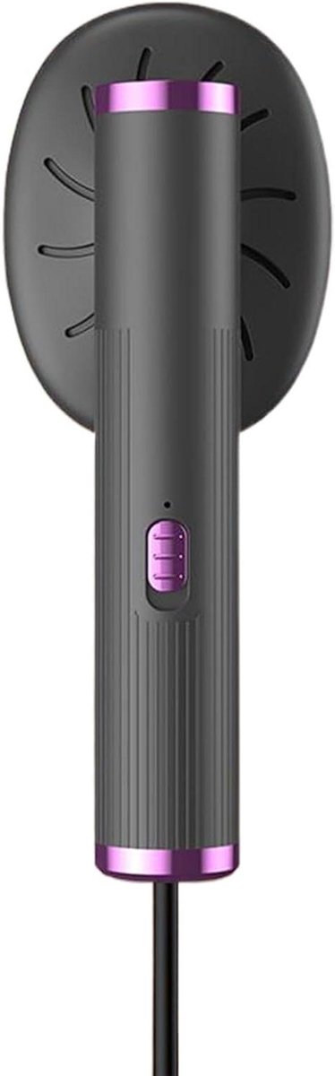 Kledingstomer Draagbaar - Handstrijkijzer - Kreukels Verwijderen - Dubbele Functie - 28.6 cm - Zwart