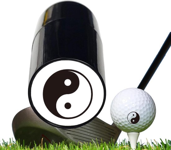 Golfbal Stempel - Markeerpen Bal - Bal Personaliseren - Waterbestendige Inkt - 6x3x3 cm - Zwart — afbeelding 4