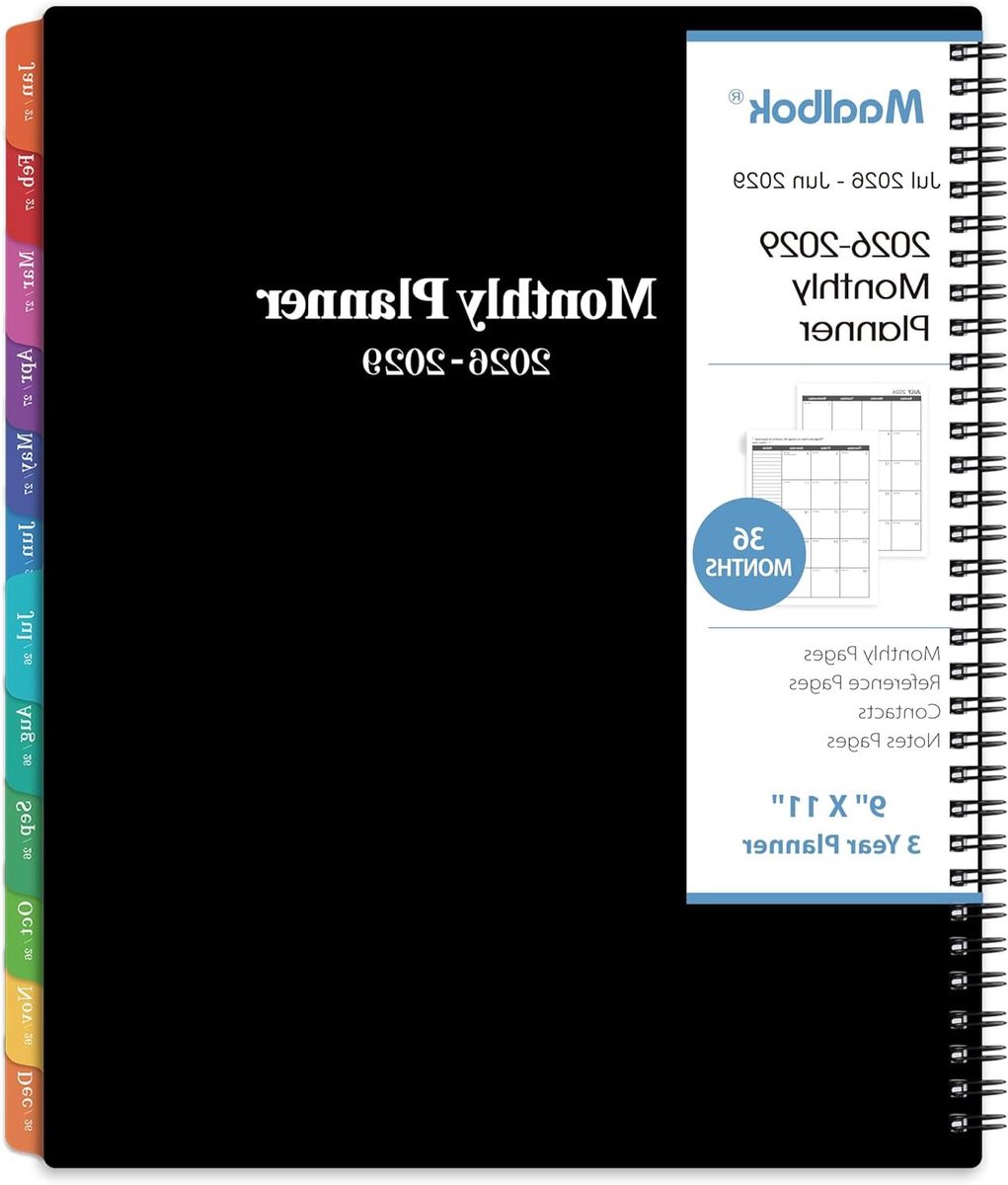 Maandplanner Kalender - Drijarige Planner - Toekomst Plannen - Met Tabbladen - 20 x 35 cm - Niet gespecificeerd