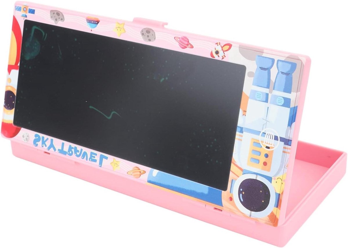 Schrijftablet LCD - Tekentablet Notitieblok - Ideeën Vastenleggen - Wisknop Schermvergrendeling - 7 Inch - Zwart