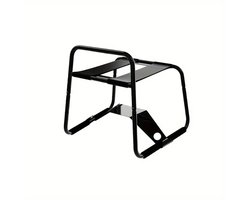 Norvia - Seks Stoel - BDSM - Standjes En Posities - Seks Meubel - Bounce - Luxe Materialen - Met Rugleuning - Draagbaar - Zwart