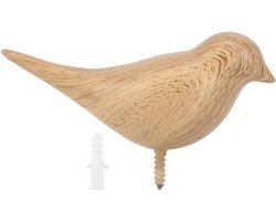 Vogel Decor Haak - Muurhanger Ophangrek - Spullen Ophangen - Handgemaakt Hars Ambacht - 11 x 4 x 4 cm