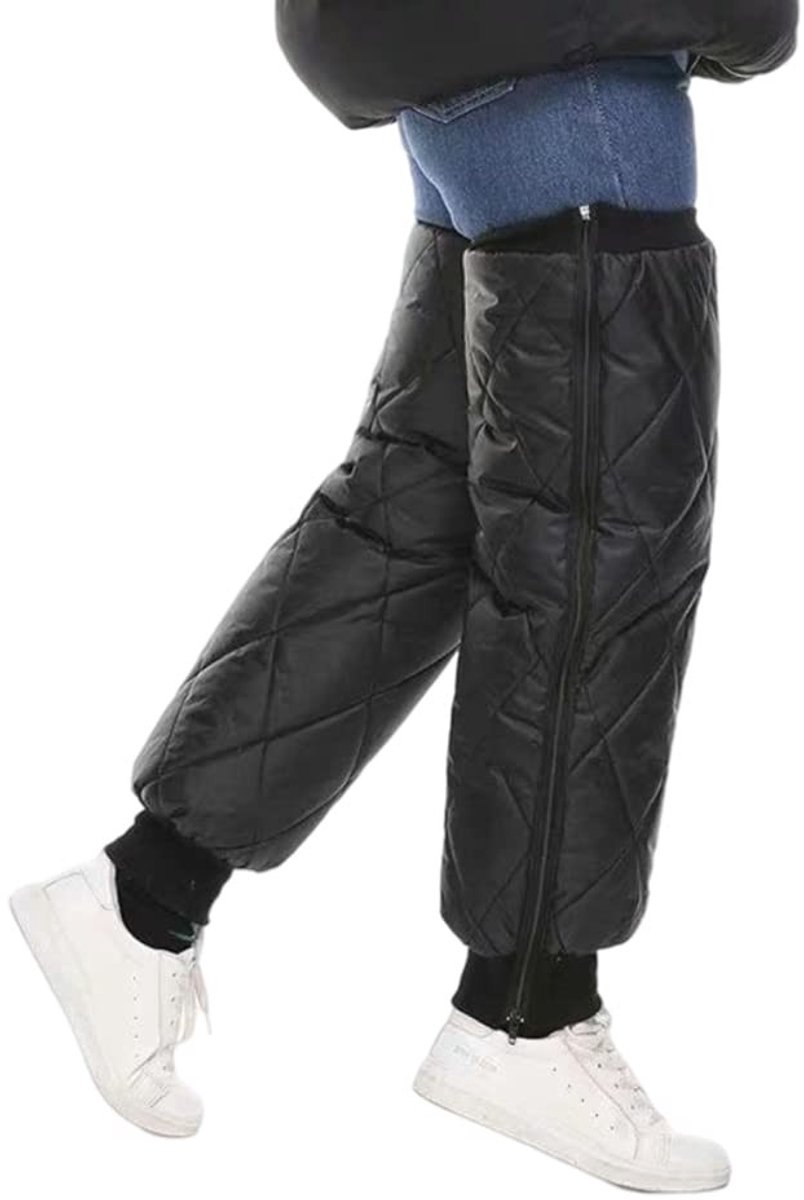 Dailygoods- Kniebeschermers Waterdicht - Verstelbaar - Winter Warmte - Beenwarmers Unisex - Bescherming Buitenactiviteiten - 60/70 cm