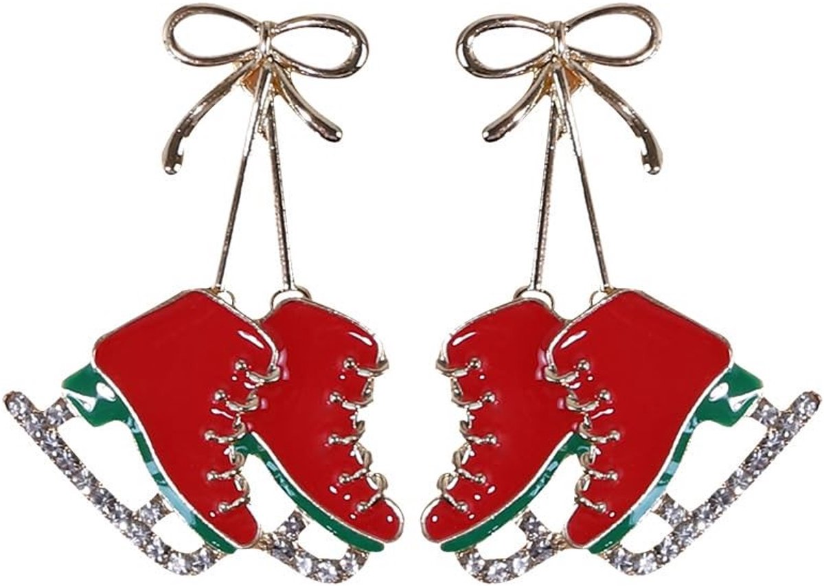 Dailygoods- Oorbellen Dangle - Zirkonia - Hypoallergeen - Sieraden voor Dames - Modeaccessoire - Perfect als Cadeau