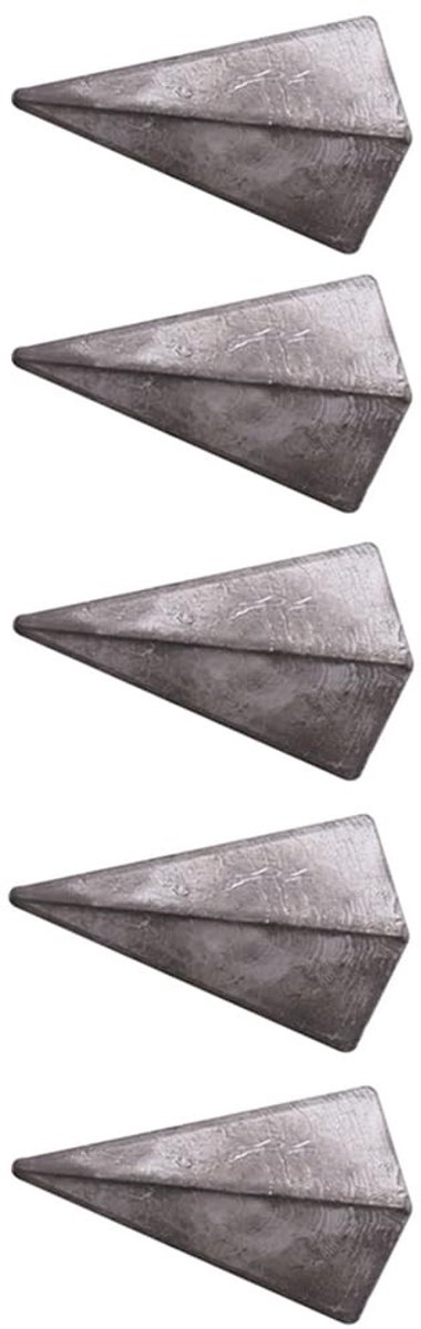 Dailygoods- Piramidegewichten 5 Stuks - Uniek Vormontwerp - Visaccessoires - Zinkmachine - Stabiliteit - Eenvoudig te Gebruiken - Visgewichten