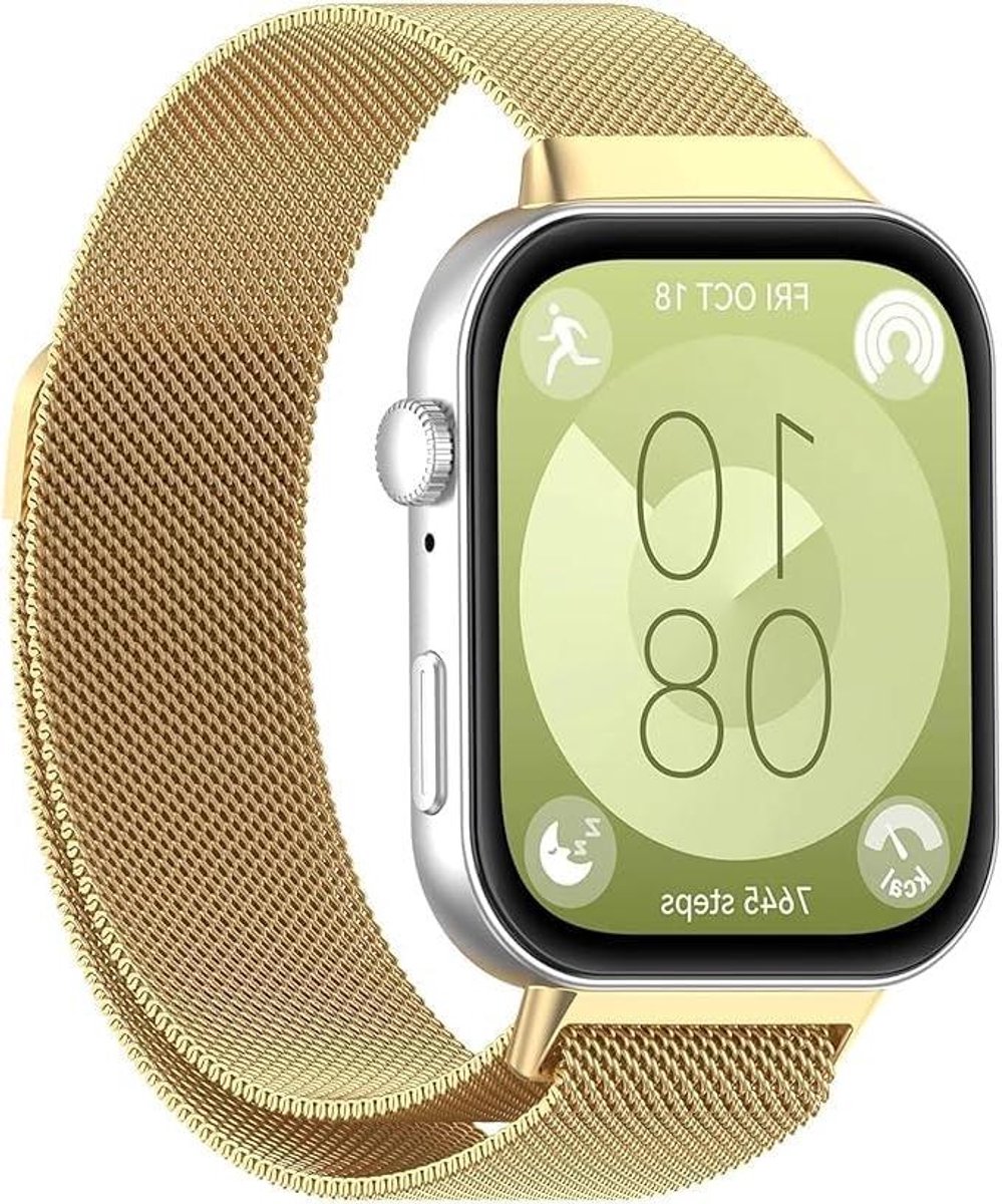 Horlogeband Metaal - RVS Band - Smartwatch Upgrade - Verstelbare Lengte - 145-205mm - Zilver