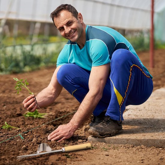 Tuin Gereedschap Set - Handgereedschap Tuinieren - Planten Verzorgen - Roestvrij Staal - 27 cm - Zilver — afbeelding 4