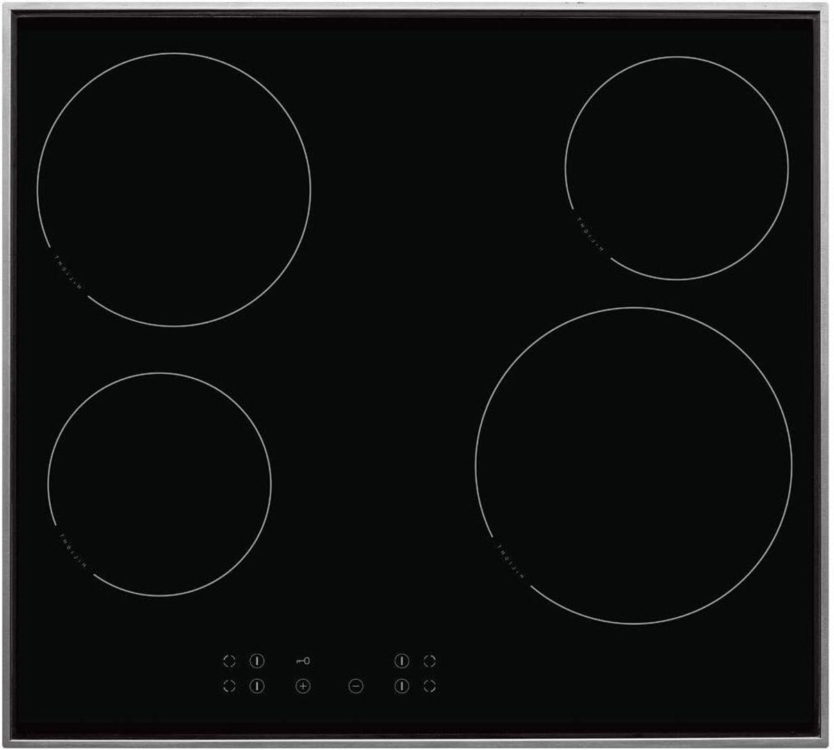 Keramische Kookplaat - Elektrisch Fornuis - Thuis Koken - Vrijstaand Model - 60 cm - Zwart