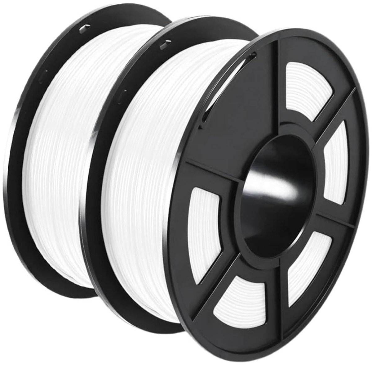 PETG Filament 3D - 3D Printer Materiaal - Modellen Printen - Hoge Taaiheid - 2kg - Wit