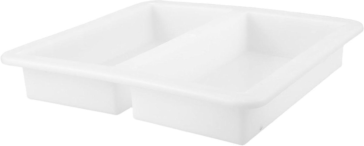 Betonnen Bestratingsmal - Tuinpad Mal - Tuin Bestraten - Unieke Textuur - 30x28x5 cm - Wit