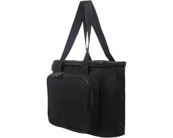 Koffiemachine reistas - Draagbare koffer - Veilig transport - Versterkte hoeken - 29 x 24 x 12 cm - Zwart