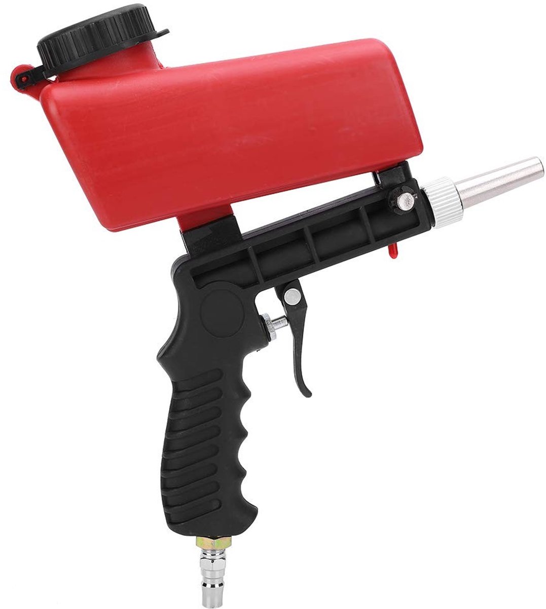 Dailygoods- Zandstraalmachine Professioneel - Draagbare Pneumatische Zandstraler - Verstelbare Capaciteit - Veiligheidsstart/stop - Geschikt voor Metaalbewerking